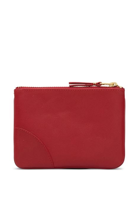pouch zip classic line unisex rossa COMME DES GARÇONS WALLET | SA8100RED